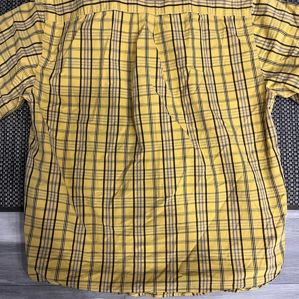 Carhartt Yellow Checkered Men's Shirt - Picture 2 of 4